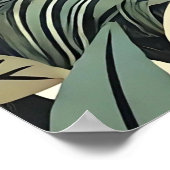 お洒落シュナウザープリント、ウォールアート ポスター (角)