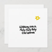 お洒落シンプルクリスマス シーズンカード (正面/裏面)