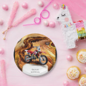 お洒落シンプル誕生日 ペーパープレート (パーティー)