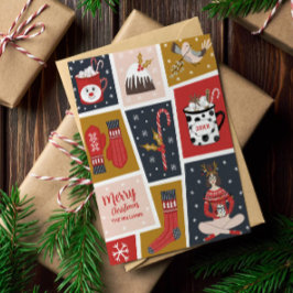 お洒落スカンジ素朴ナビアの森林の非写真 シーズンカード