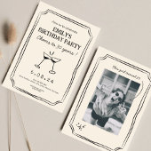 お洒落スケッチファンキー予測できな誕生日 招待状