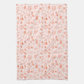 お洒落スタイルティーパーティードードル キッチンタオル (縦)