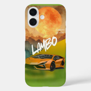 お洒落スポーツカーの電話ケース – 耐久性、スタイリッシュCov iPhone 16ケース