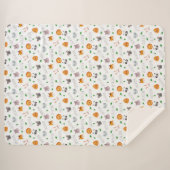 「お洒落ゾーフパーソナライズされたリエンド喜び」 シェルパブランケット (正面(横))