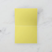 お洒落タンポポ愛ハートサマー結婚ズ サンキューカード (内部)