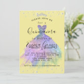 お洒落ダイヤモンドダストキンセアニェラ招待状 招待状 (スタンド正面)