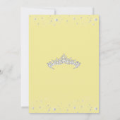 お洒落ダイヤモンドダストキンセアニェラ招待状 招待状 (裏面)