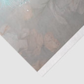 お洒落ティール（緑がかった色）ブルー目の猫の切り離し 薄葉紙 (詳細)