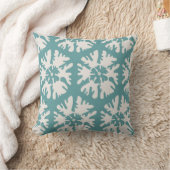 お洒落ティール（緑がかった色）モダンクリスマススター装飾用クッション クッション (ブランケット)