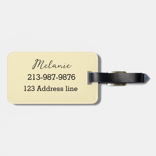 お洒落デイジーカスタム文字 ラゲッジタグ (裏面横)