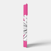 お洒落デイジーフローラ – ピンク色の黄色と名前 Case-Mate iPhoneケース (裏面 / 右)