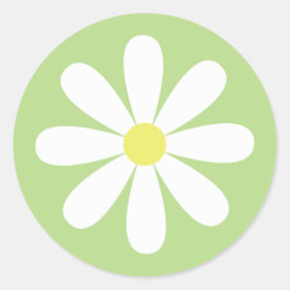 お洒落デイジー ラウンドシール