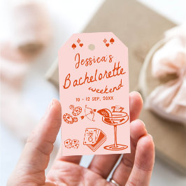 お洒落トランプのポーカーバチェロレッテ週末 ギフトタグ