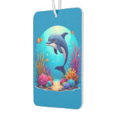 お洒落ドルフィン鮮やかインコーラルリーフ カーエアーフレッシュナー (左)