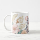 お洒落ネズミとフローラファンタジー コーヒーマグカップ (左)