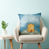 お洒落ハウススノーストームツリーフォークアー絵画ト クッション (椅子)