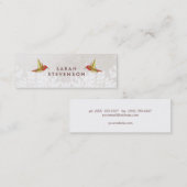 お洒落ハミングバードin白葉クリエイティブ スキニー名刺 (正面/裏面)