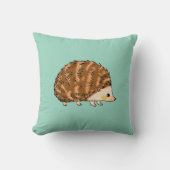 お洒落ハリネズミかわいい森の動物 クッション (正面)