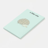 お洒落ハリネズミかわいい森の動物 ポストイット (アングル)