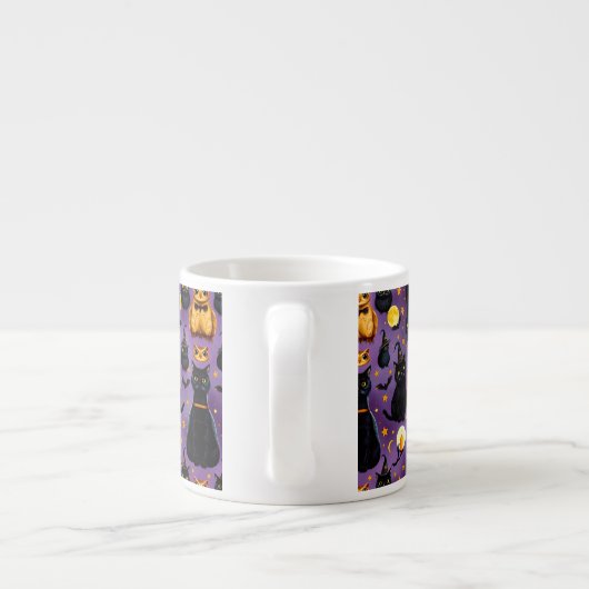 お洒落ハロウィン動物 エスプレッソカップ (裏面)