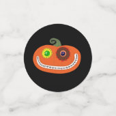 お洒落ハロウィン猫 |オレンジ色の星 コンフェッティ (スモール正面)