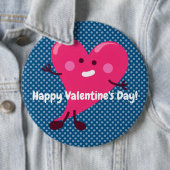 お洒落ハートキャラクター |バレンタインデー 缶バッジ (インサイチュ)