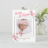 お洒落ハートハグとキスバレンタイン シーズンカード (スタンド正面)