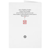 お洒落ハートバルーンハッピーバレンタインデー (裏面)