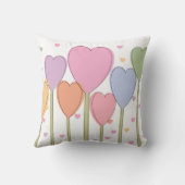 お洒落ハート棒つきキャンデー クッション (裏面)