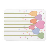 お洒落ハート棒つきキャンデー マグネット (横)