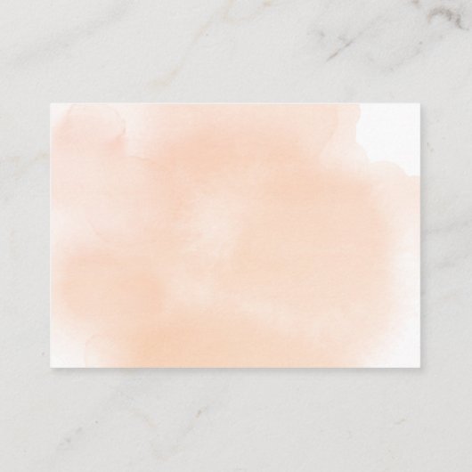 お洒落ハート&スターベビーレジストリQRコード エンクロージャーカード (裏面)