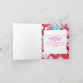 お洒落ハート&デイジーマザーズデイカード サンキューカード (内部)