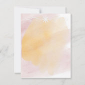 お洒落バタフライフラットノートサンキューカード ノートカード (裏面)