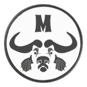 お洒落バッファロー岬、ブラックインク アイスホッケーパック (正面)