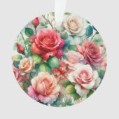 お洒落バラパターン オーナメント (正面)