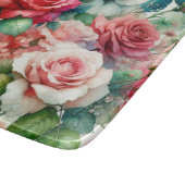 お洒落バラパターン カッティングボード (角)