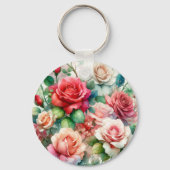 お洒落バラパターン キーホルダー (裏面)
