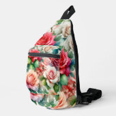 お洒落バラパターン スリングバッグ (右コーナー)