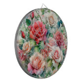 お洒落バラパターン ダーツボード (正面左)