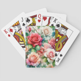 お洒落バラパターン トランプ