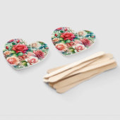 お洒落バラパターン ハンドファン (組立なし)