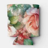 お洒落バラパターン 缶クーラー (裏面)