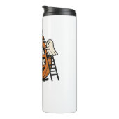 お洒落パンプキ不気味ーと幽霊、猫とハロ タンブラー (回転右)