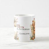 お洒落パーソナライズされたクリスマス コーヒーマグカップ (中央)