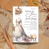 お洒落ビクトリアン結婚スブライダルシャワー 招待状
