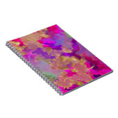 お洒落ファンキー抽象芸術トレンディースタイル手帳 ノートブック (右側)