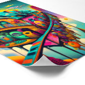 お洒落ファンタジーカラフルポスター壁画 ポスター (角)