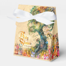 お洒落ファンタジーガーデンベビーシャワーテーブル紙吹雪