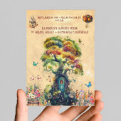 お洒落ファンタジー誕生日パーティーの招待 招待状