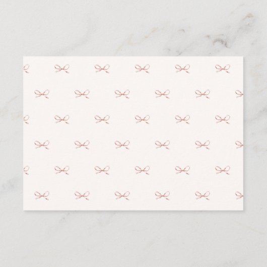 お洒落フェアリーターガーデン&ボウズアドバイス エンクロージャーカード (裏面)